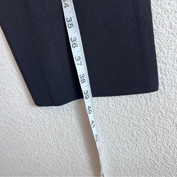 Exclusively Misook PL Black Knit Full Length Elastic Pull On Pants Straight Leg - Picture 4 of 10